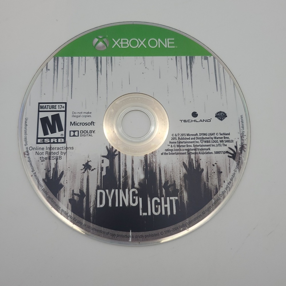 Dying Light 1 - Microsoft XBOX One - Disc Only - - WORKING